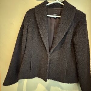 Eileen Fisher Boucle Turned Collar Jacket, Short